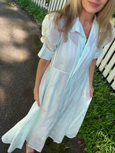 Load image into Gallery viewer, Thierry Colson Venetia Dress in Mint Floral Eyelet