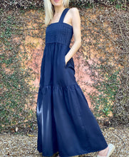 Load image into Gallery viewer, Bird and Knoll Indigo Penelope Dress
