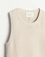Load image into Gallery viewer, The Hayden Ivory Luxury Cotton Sweater Tank
