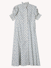 Load image into Gallery viewer, Thierry Colson Venetia Poplin Dress in Blue Cottage Blockprint
