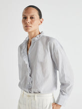 Load image into Gallery viewer, Masscob Bora Blouse in Blue Striped Cotton
