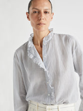 Load image into Gallery viewer, Masscob Bora Blouse in Blue Striped Cotton
