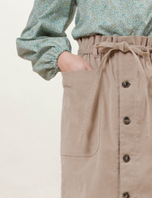 Load image into Gallery viewer, APOF Beate Skirt in Sesame Baby Cord
