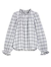 Load image into Gallery viewer, APOF Annabella Blouse in Marissa Blue and White Check
