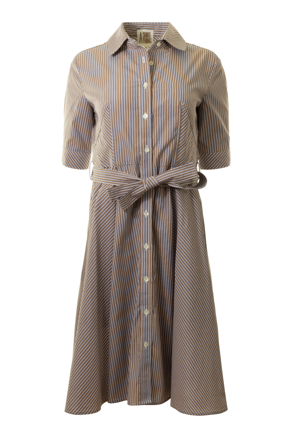 A Shirt Thing Suzanne Shirt Dress in Stripe