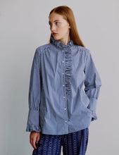 Load image into Gallery viewer, APOF Annemone Blue and White Striped
