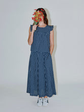 Load image into Gallery viewer, TLP Lulu Skirt in Midnight Gingham Check

