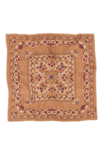 Load image into Gallery viewer, Maison Lecomte Flament Secret Garden Camel Scarf in Wool/Silk Blend
