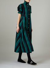 Load image into Gallery viewer, Thierry Colson Ghost Tartan Venetia Dress in Italian Luxury Poplin
