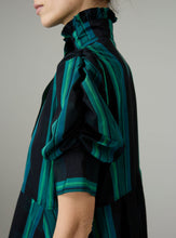 Load image into Gallery viewer, Thierry Colson Ghost Tartan Venetia Dress in Italian Luxury Poplin
