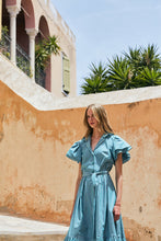 Load image into Gallery viewer, Evi Grintela Livi Dress in Green Stripes
