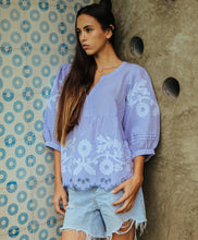 Load image into Gallery viewer, Rose and Rose Goldhawk Top
