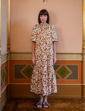 Load image into Gallery viewer, APOF Inga Dress in Liberty of London Print Mono Muse
