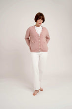 Load image into Gallery viewer, THE JAKOB HEIRLOOM CARDIGAN: DUSTY PINK
