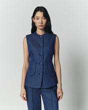 Load image into Gallery viewer, Destree Marianne Vest in Denim
