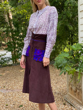 Load image into Gallery viewer, Thierry Colson Cotton Silk Zlata Blouse in Magic Pruple
