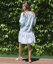 Load image into Gallery viewer, Rose and Rose Snaresbrook Dress in Blue and White Stripes
