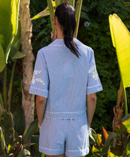 Load image into Gallery viewer, Tulip Shorts-Blue Stripe
