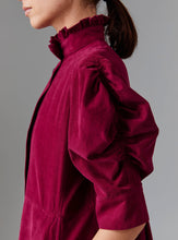 Load image into Gallery viewer, Thierry Colson Venetia Dress Plum Corduroy
