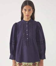 Load image into Gallery viewer, Antik Batik Romie Blouse in Navy
