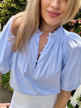 Load image into Gallery viewer, APOF Abell Blouse in Light Blue
