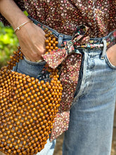 Load image into Gallery viewer, APOF Bow Belt in Liberty Fabrics (Faria Flowers/Antheia)
