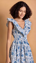 Load image into Gallery viewer, Daydress Blue Poppie Birdie Dress
