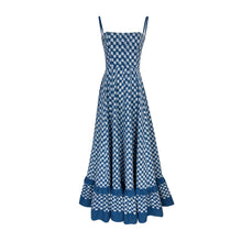 Load image into Gallery viewer, De Castro Blue Checkmate Dress
