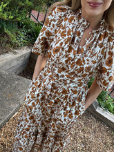 Load image into Gallery viewer, APOF Inga Dress in Liberty of London Print Mono Muse

