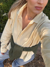 Load image into Gallery viewer, Hartford Clover Blouse in Soft Butter 100% Cotton Corduroy
