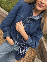 Load image into Gallery viewer, Secular Rene Shirt in Denim
