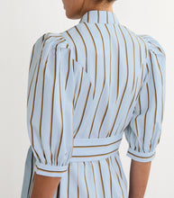 Load image into Gallery viewer, Destree Belted Striped Twill Mini Dress
