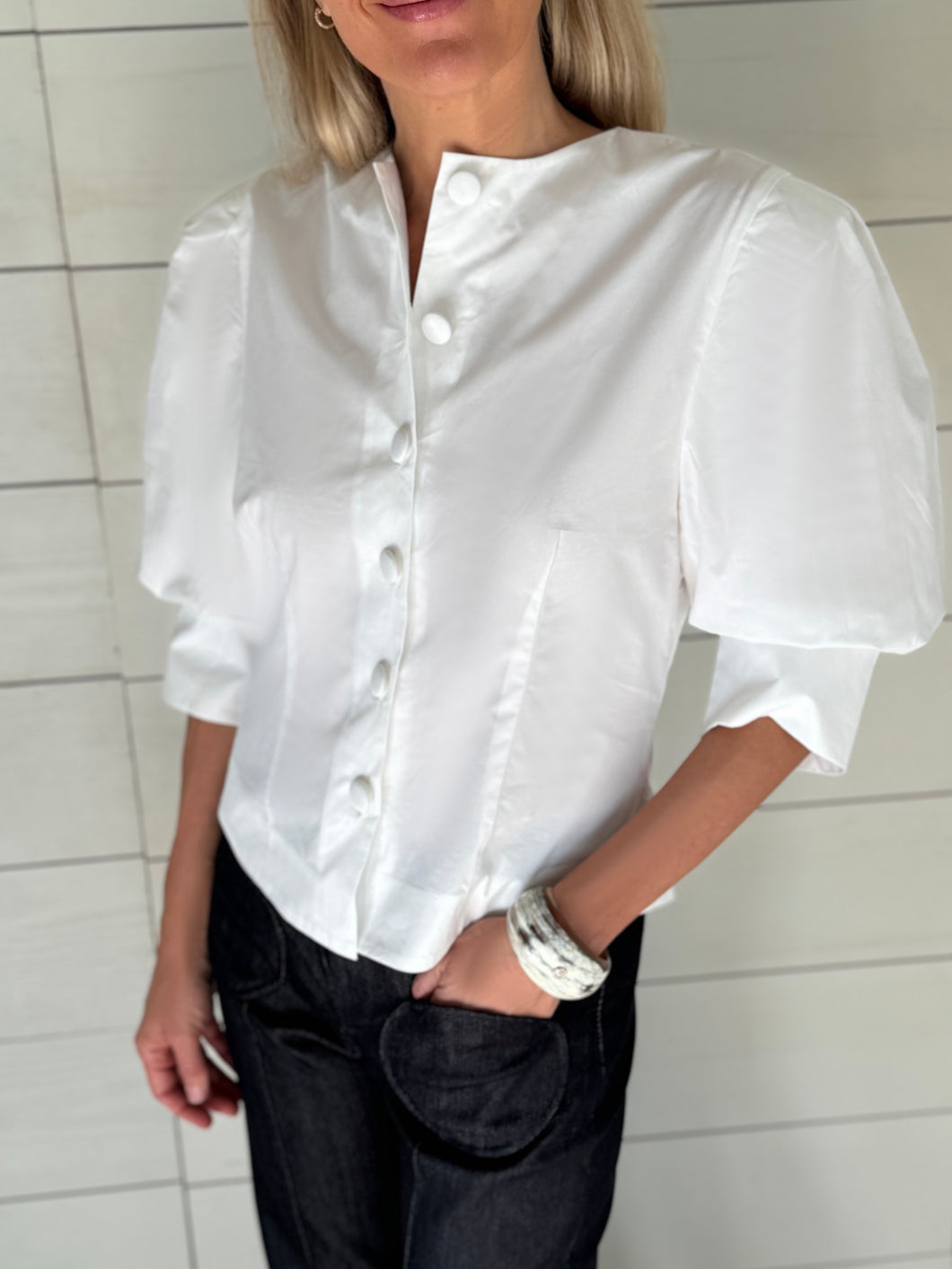 Destree Cotton Poplin Jasper Blouse