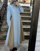 Load image into Gallery viewer, Evi Grintela Chloe Midi Patchwork Poplin
