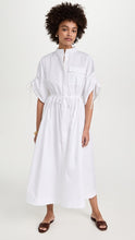 Load image into Gallery viewer, Yana White Cotton Poplin Dress
