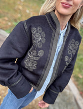 Load image into Gallery viewer, Antik Batik Will Jacket in Navy with Handcrafted Embroidery
