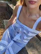 Load image into Gallery viewer, Loretta Caponi Striped Cassiopea Dress
