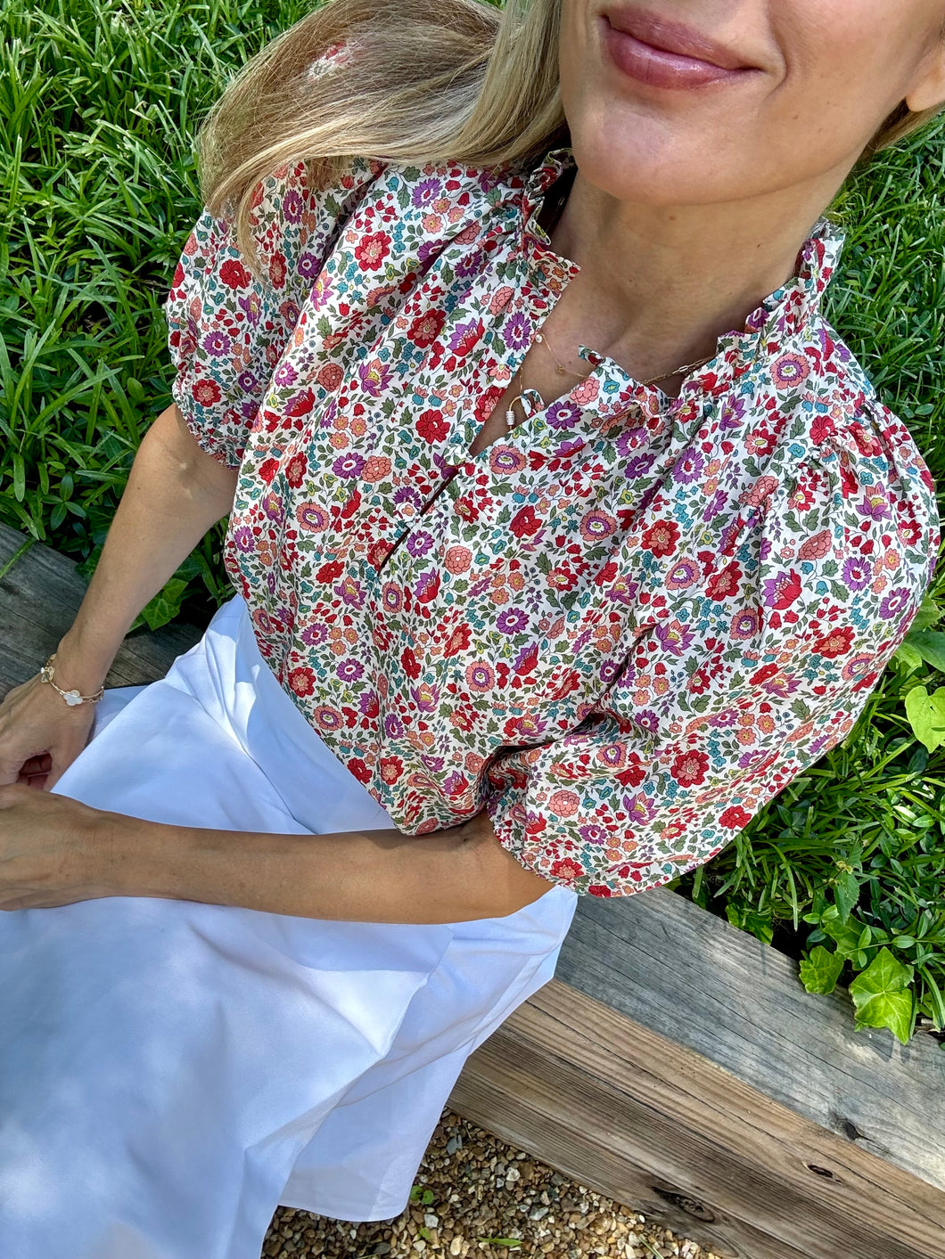 APOF Abell Blouse in Liberty D'anjo Print