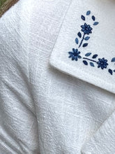 Load image into Gallery viewer, Mar Mar Handmade and Embroidered Olga Off-White Linen Shirt Dress
