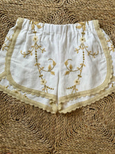 Load image into Gallery viewer, Vintage Linen Shorts from Italy-Various Designs-Size Med
