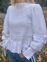 Load image into Gallery viewer, Andion White Melissa Blouse
