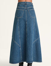 Load image into Gallery viewer, Merlette Melody Denim A-Line Skirt
