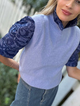Load image into Gallery viewer, Masscob Lyndon Eco-Cashmere Blend Vest in Iris
