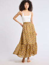Load image into Gallery viewer, Paola Silk Skirt in Rattan Floral
