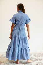 Load image into Gallery viewer, Mille Victoria Dress in Harbor Stripe
