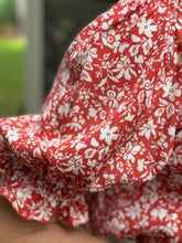 Load image into Gallery viewer, Loretta Caponi Milvia Blouse in Red and White Papaveri Print
