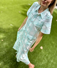 Load image into Gallery viewer, Thierry Colson Baghera Dress in Mint Vichy
