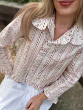 Load image into Gallery viewer, APOF Naomi Blouse in Belle White

