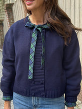 Load image into Gallery viewer, The Tiny Big Sister Navy Buttoned Cardigan
