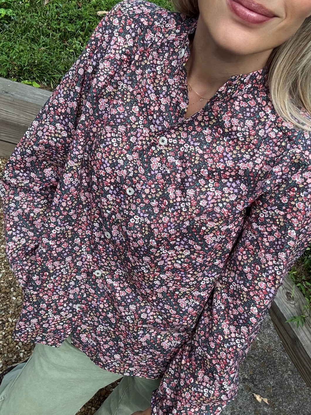 APOF Nicole Shirt in Liberty Phoebe and Jo